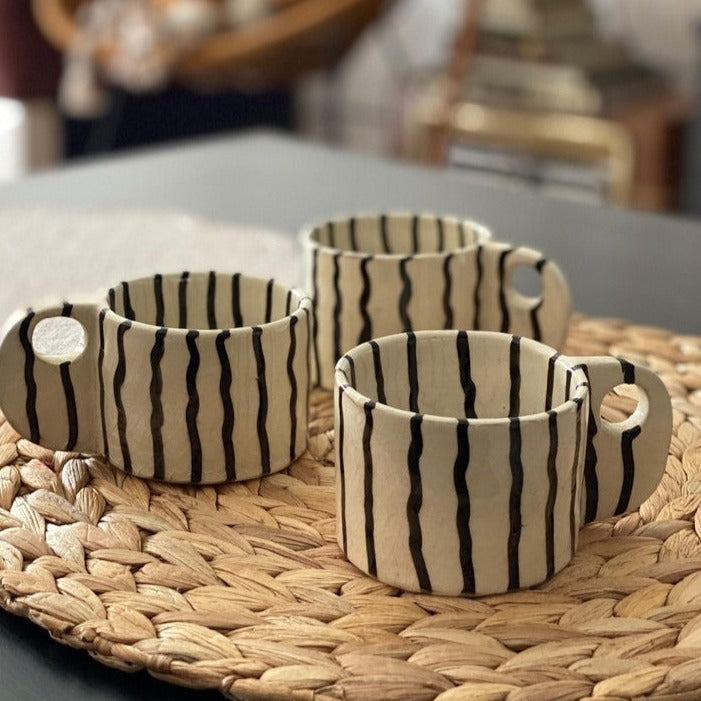 Pack 3 Zebra mugs