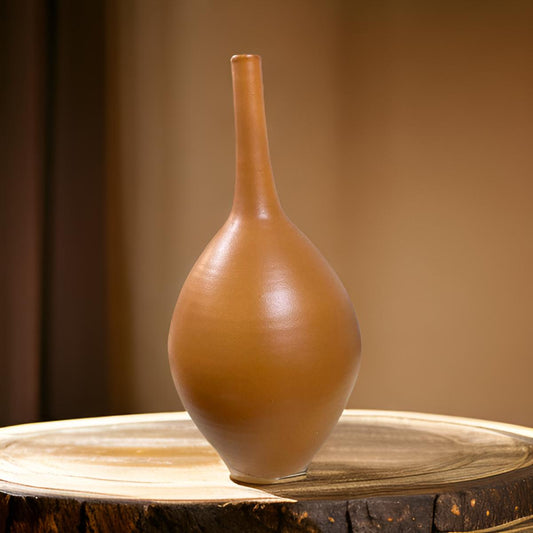 Vase marron